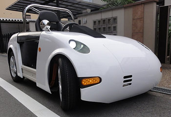 超小型EV用プラットフォーム・走行試験車